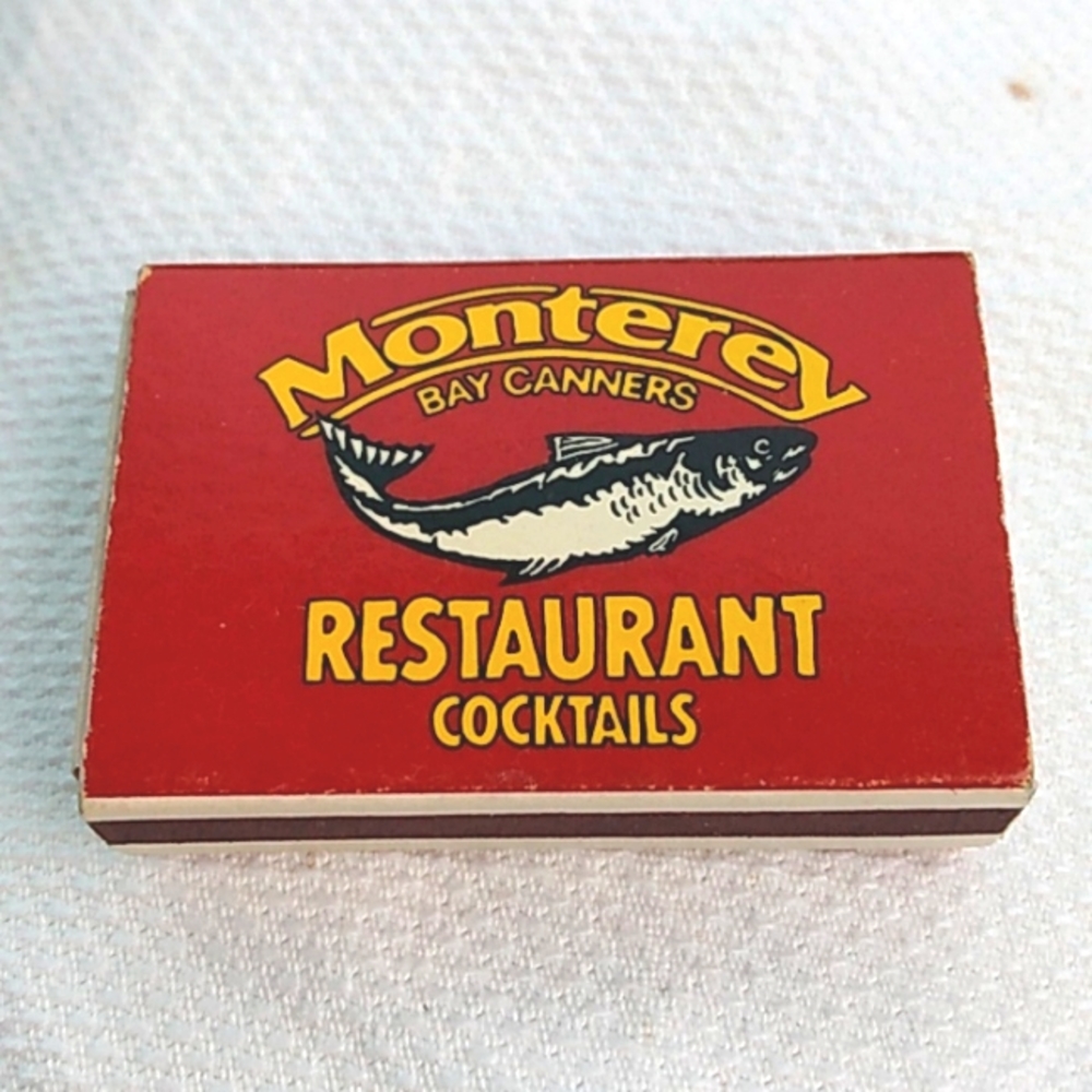 Vintage Monterey Bay Canners Restaurant Matchbox